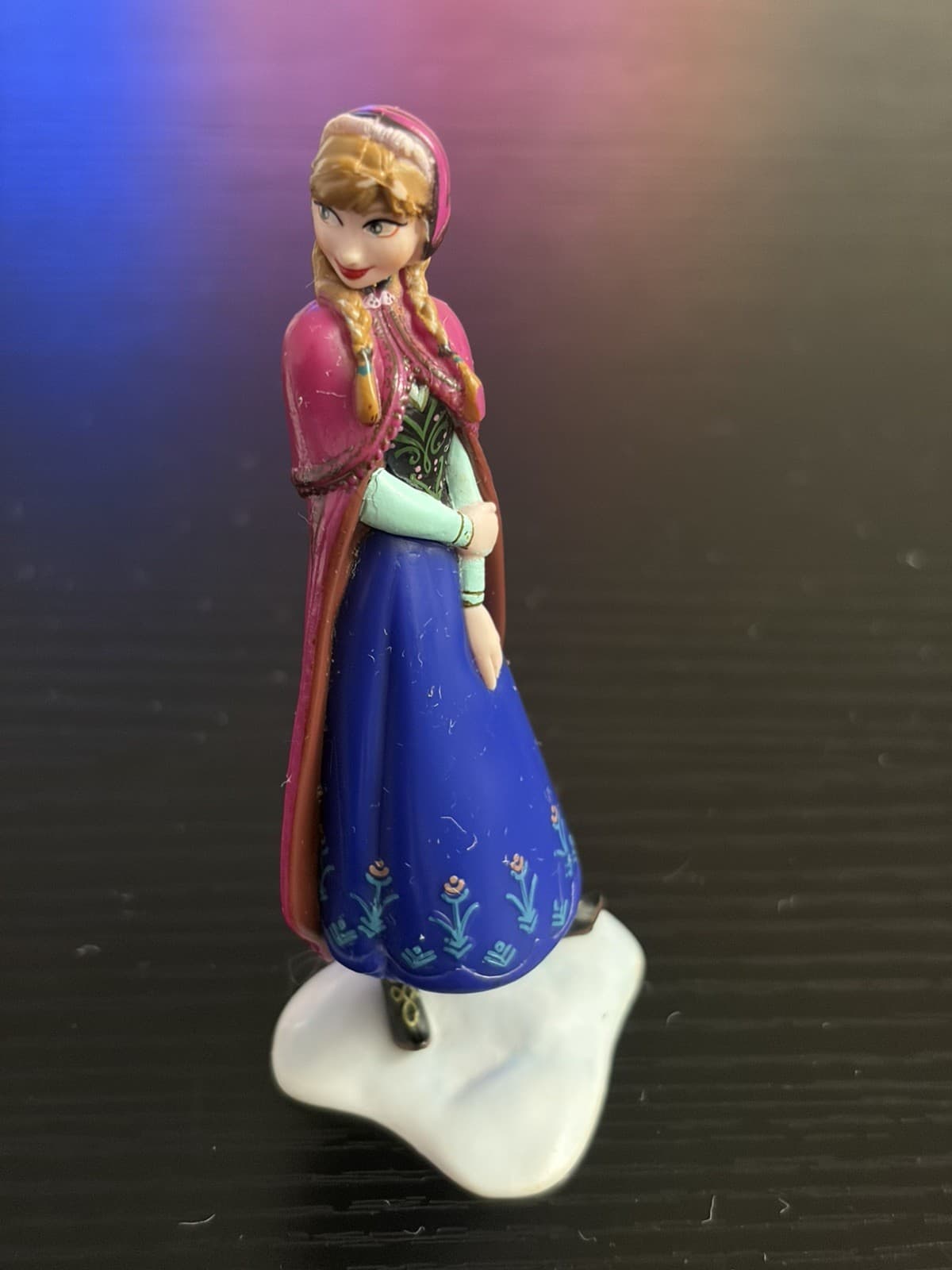 Frozen Anna Disney Princess Figure Village Figurine Cake Topper 3" - Thumbnail 2