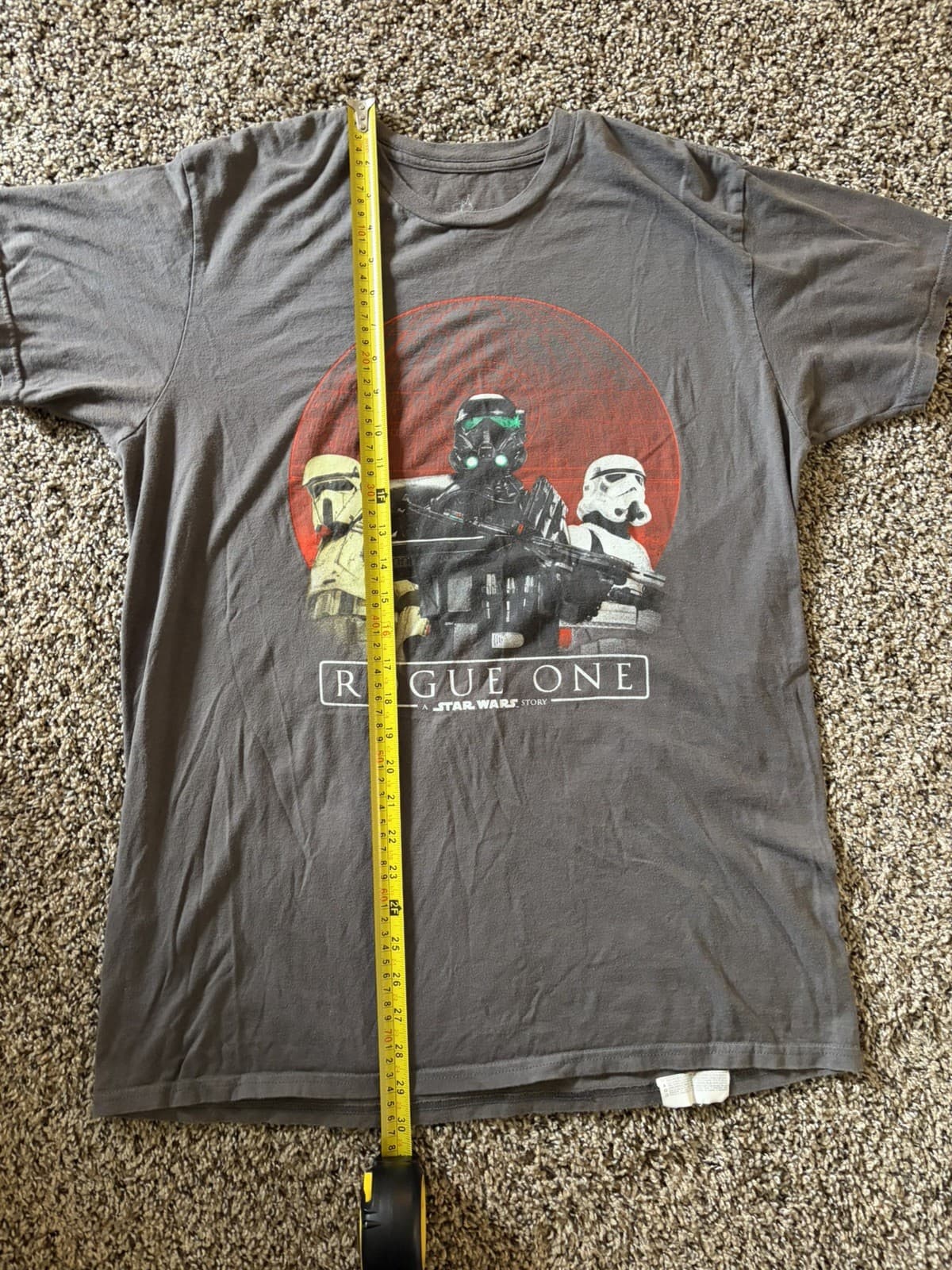 Disneyland Resort Star Wars Rogue One Stormtrooper Death Star Gray T-Shirt Large - Thumbnail 6