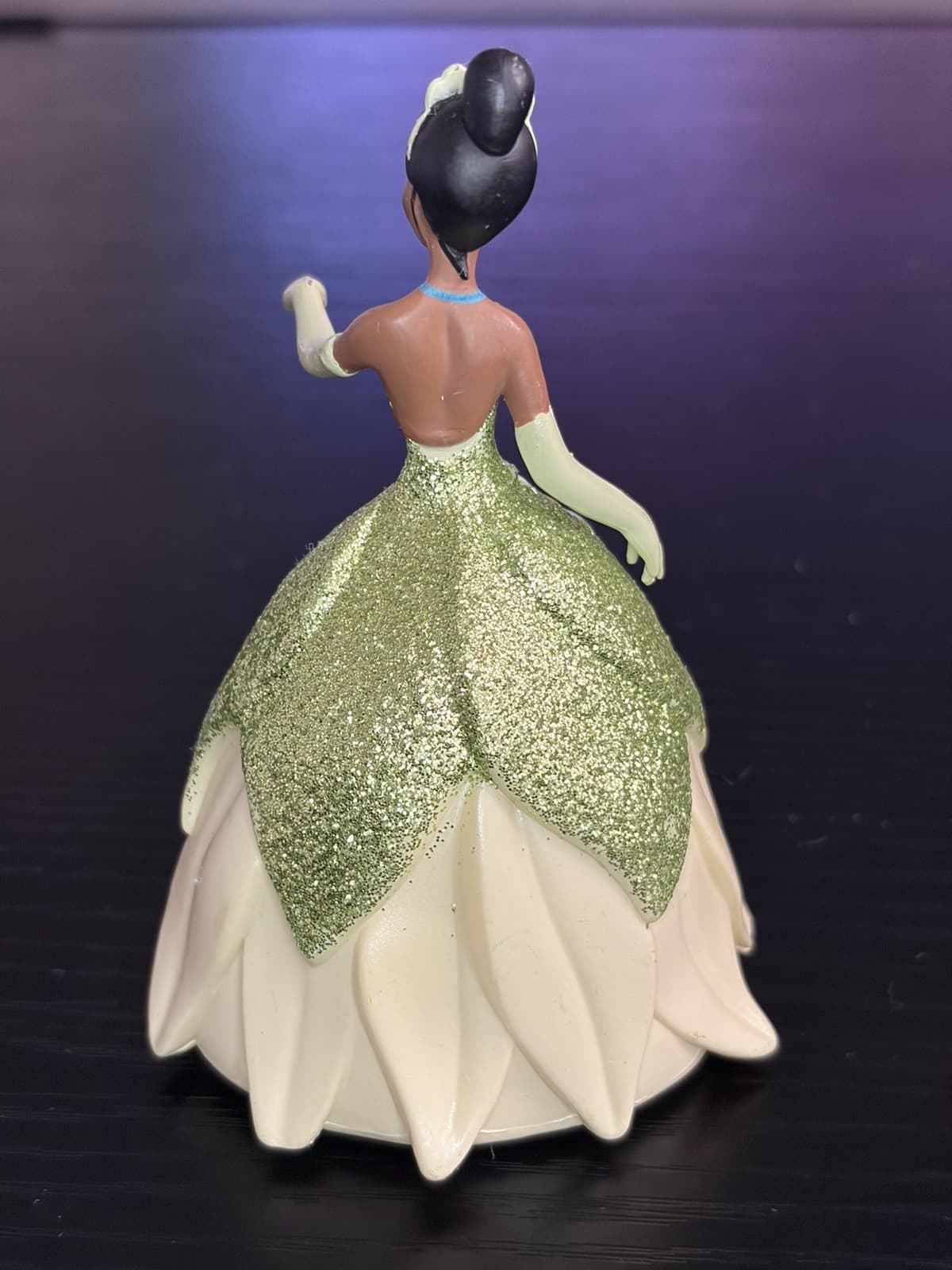 DISNEY Princess and the Frog TIANA Glitter Glittery PVC Figure Cake Topper Toy - Thumbnail 2