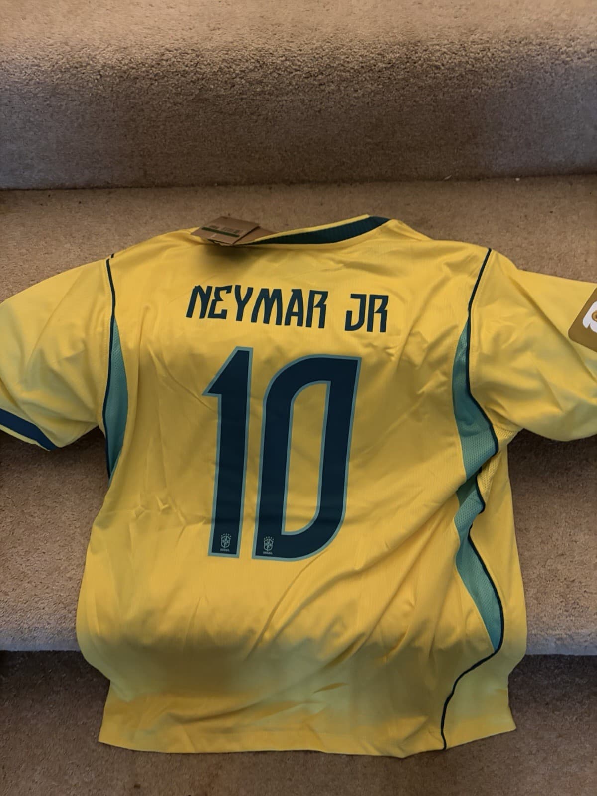 Brazil Neymar Jr. FAN Jersey 2026 World Cup Home - Thumbnail 2