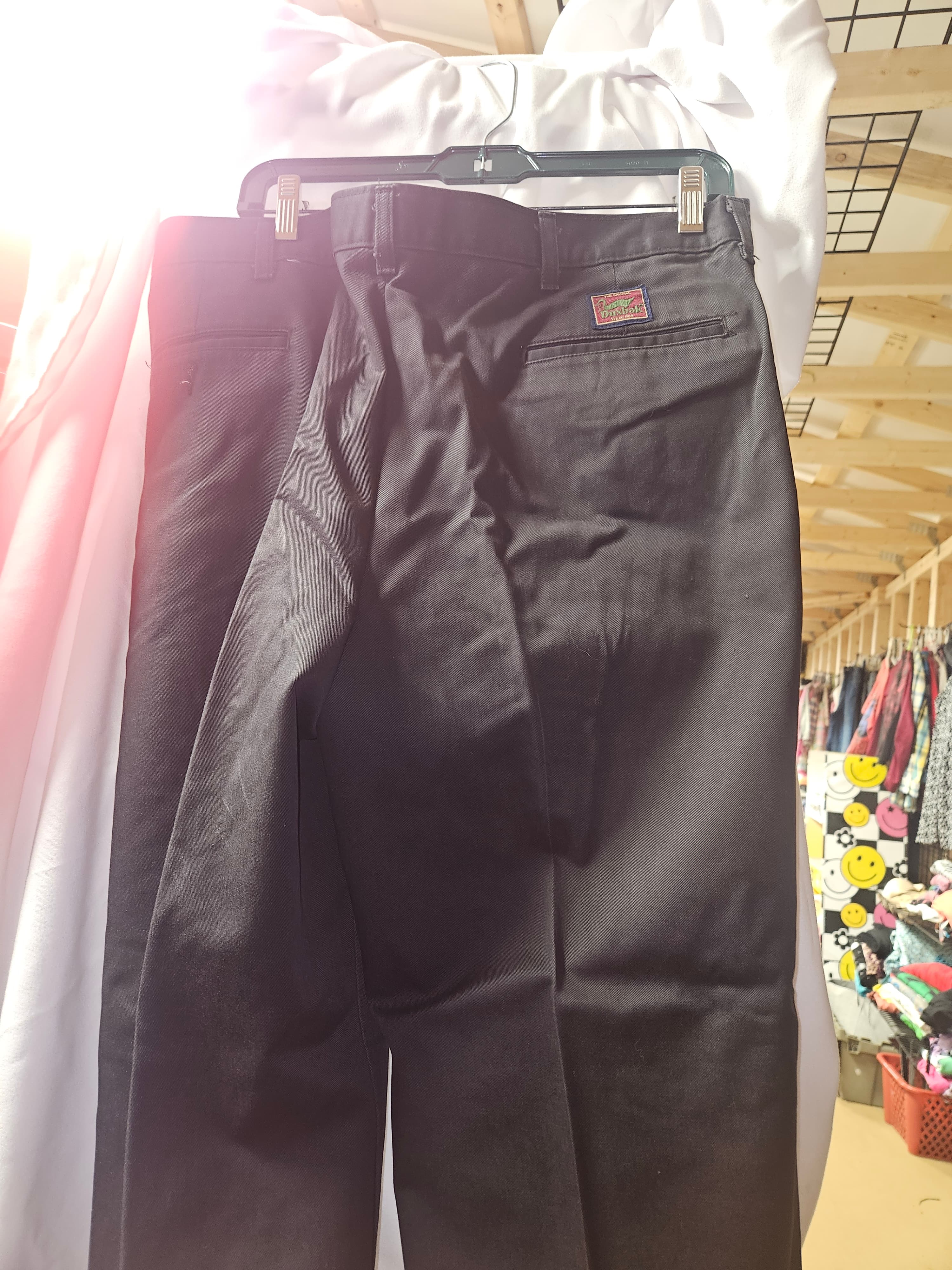 Men's Black Dress Pants - Thumbnail 3
