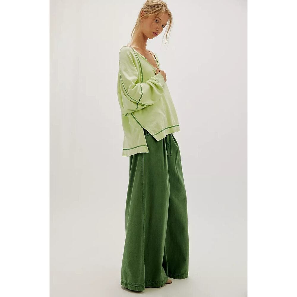 FREE PEOPLE - Wish I Knew Tee Long Sleeve - XS - Thumbnail 3