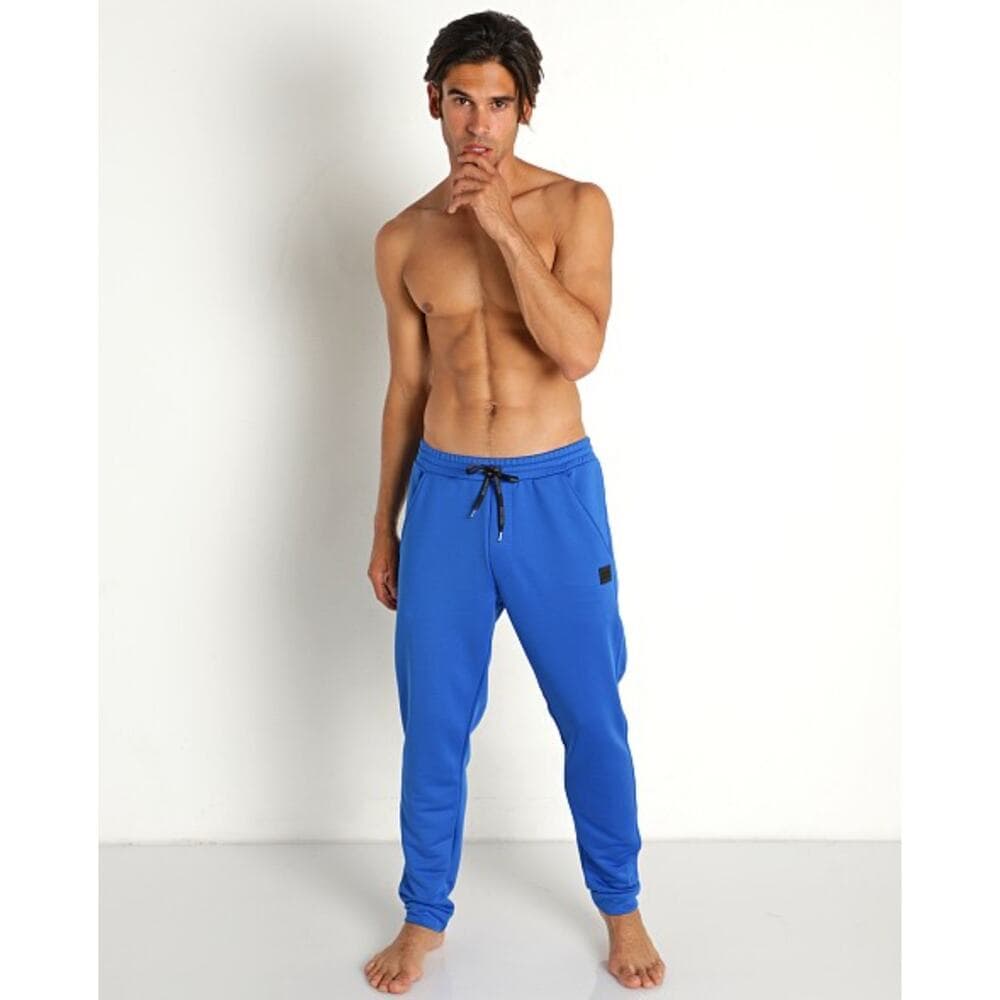 Modus Vivendi Diagonal Knit Pants Blue - Thumbnail 4