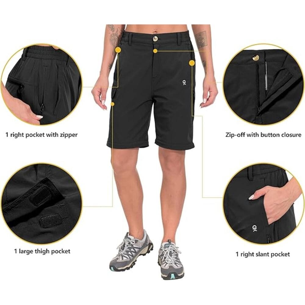 Little Donkey Andy Women's Stretch Convertible, Zip Off, Quick Dry Hiking Pants - Thumbnail 5