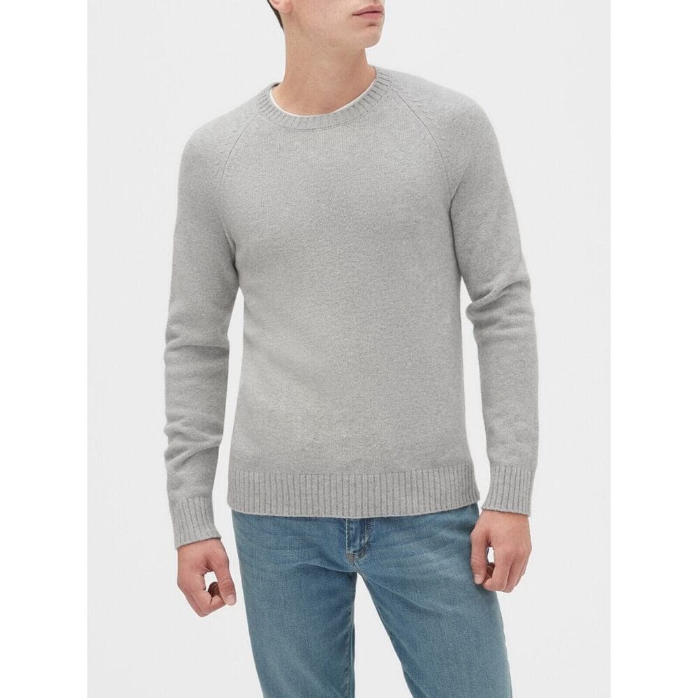 Banana Republic Mens Navy Blue Cozy Cotton Crewneck Sweater - Medium - New - Thumbnail 3