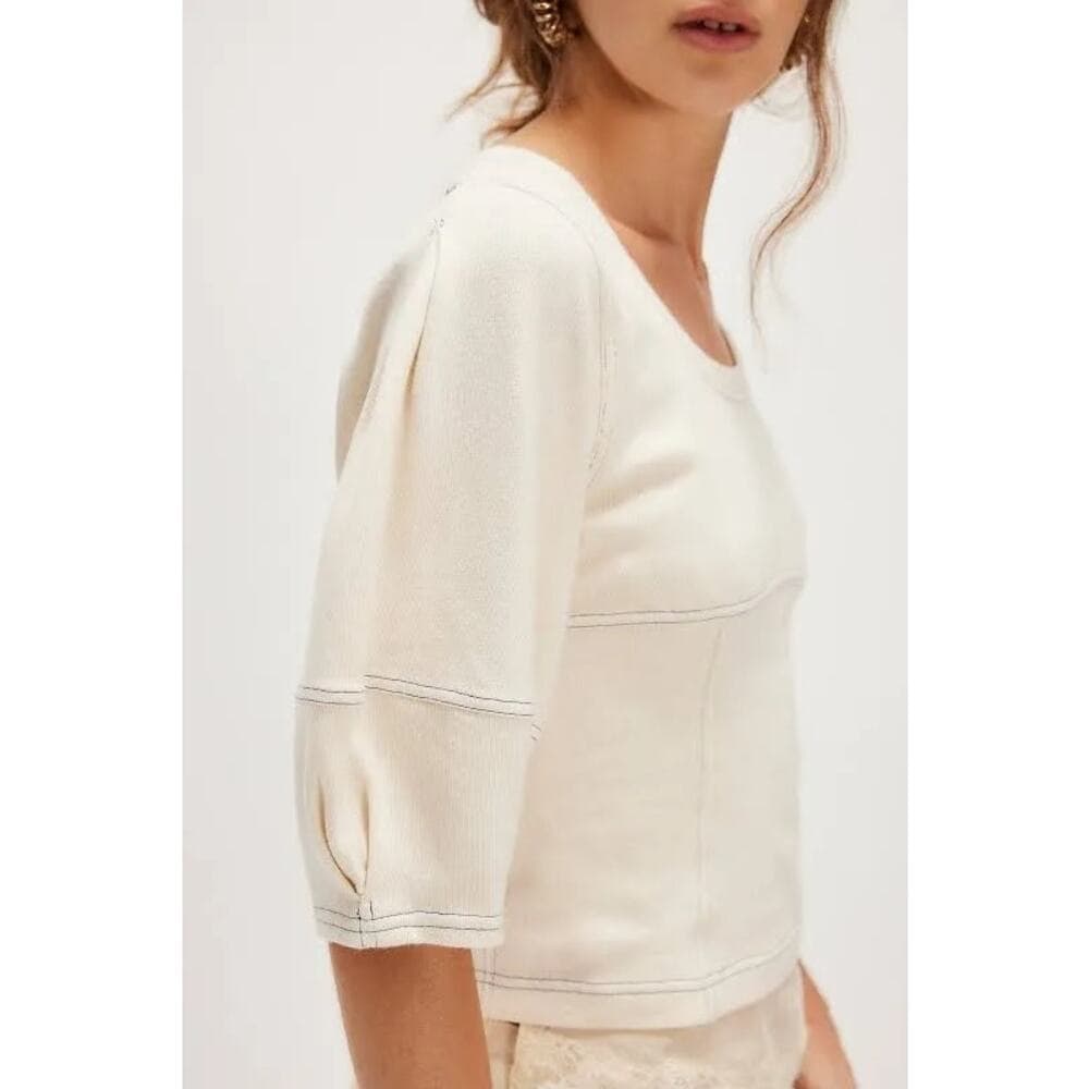 FREE PEOPLE - Milo Knit Top - XS - Thumbnail 2