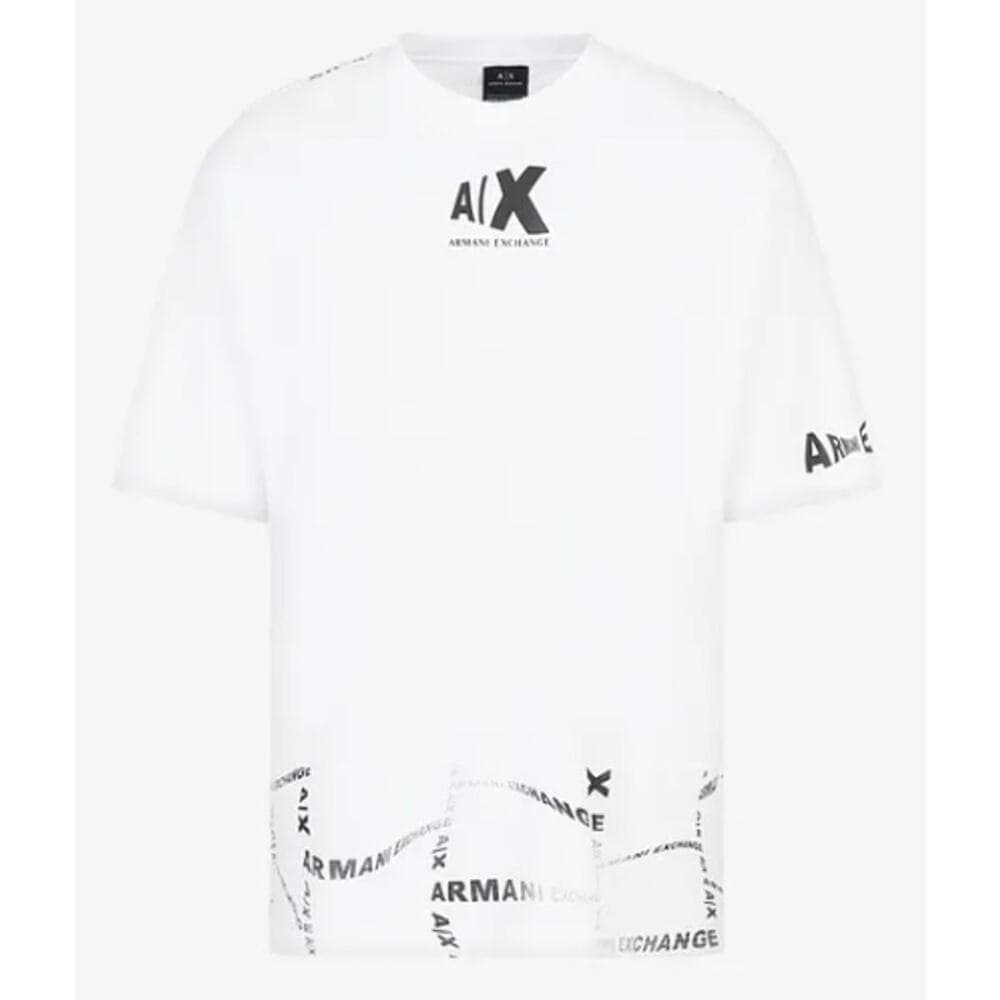 ARMANI EXCHANGE Organic Jersey Cotton Regular Fit Logo T-Shirt - SM - NWT - Thumbnail 2