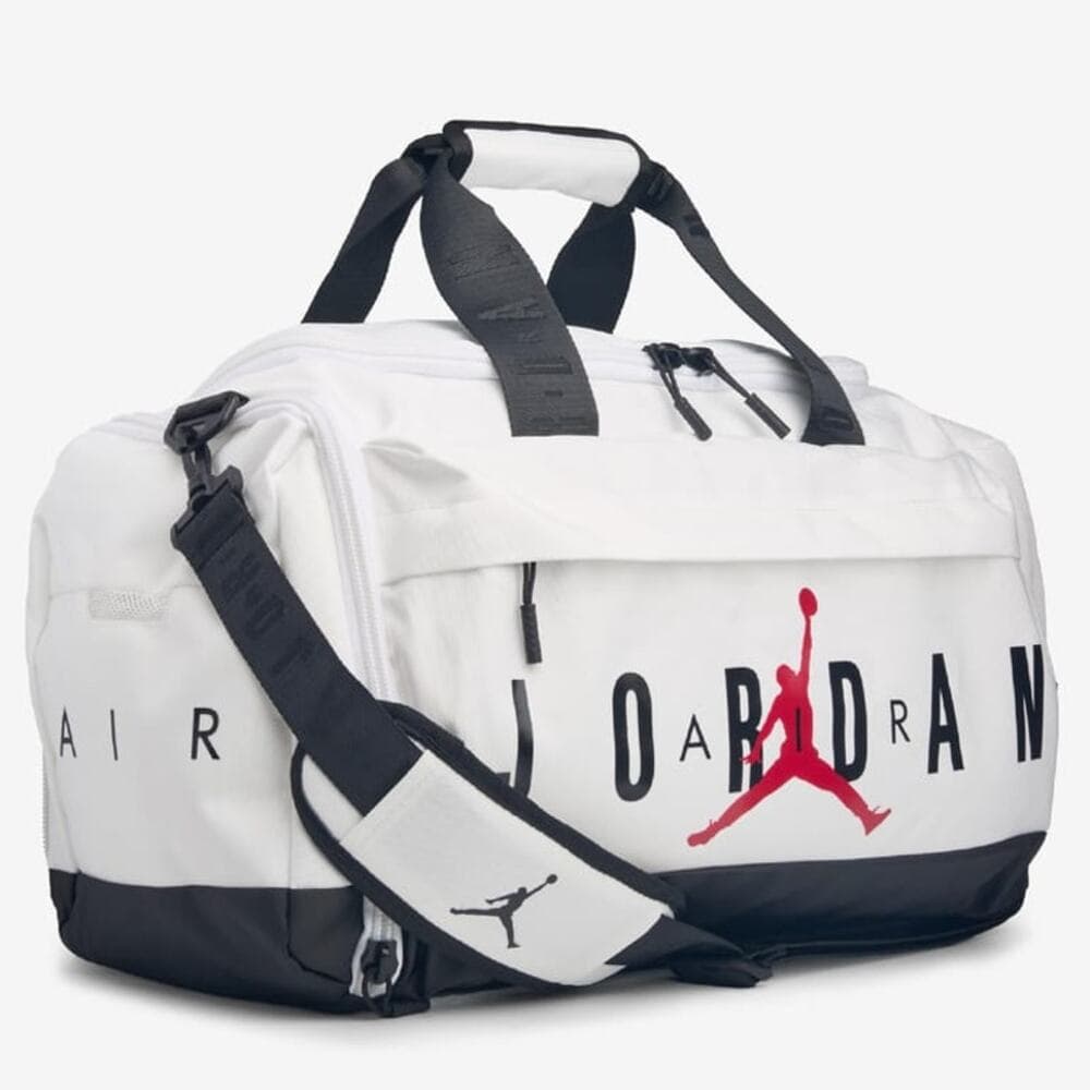 Jordan Velocity Duffel Bag - White - Medium - Thumbnail 6