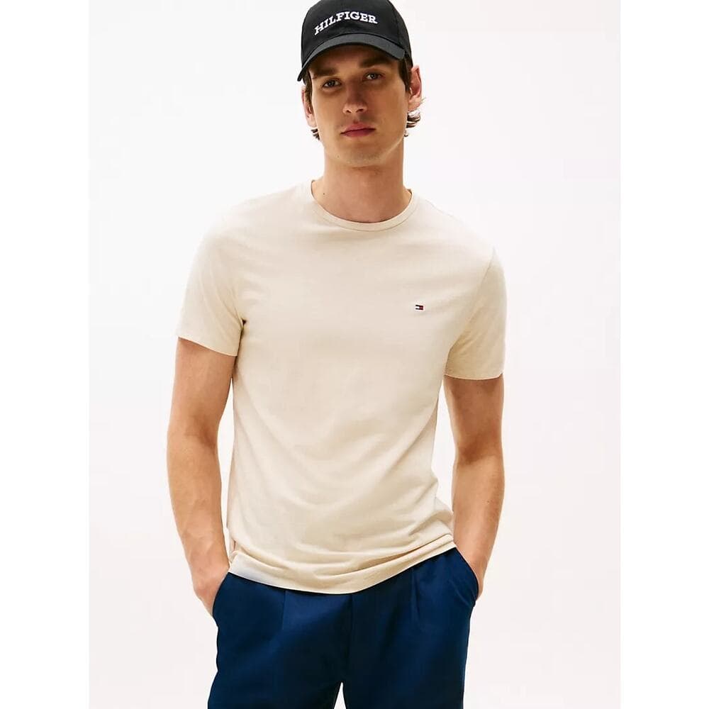 Tommy Hilfiger - Slim Fit T-Shirt - Medium - Beige Heather - NWT & PACKAGING - Thumbnail 2