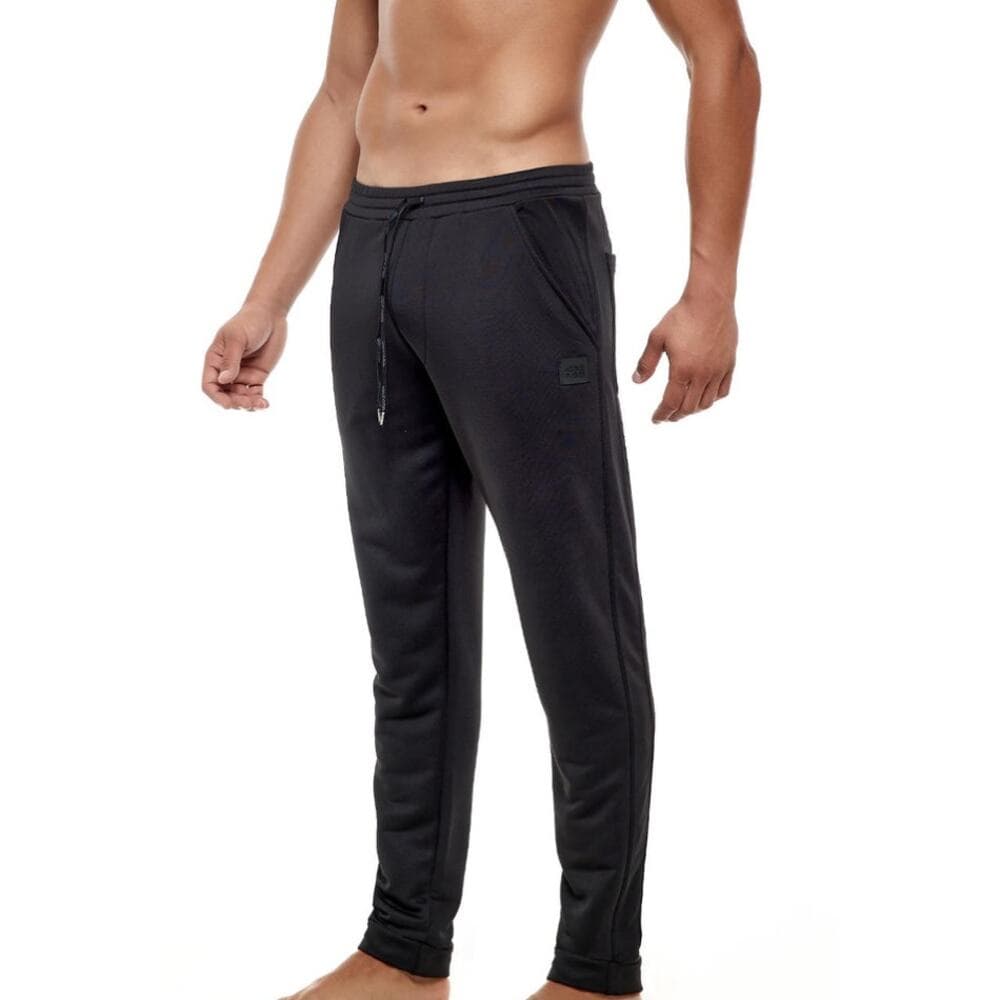 Modus Vivendi Diagonal Knit Pants Black - Thumbnail 2
