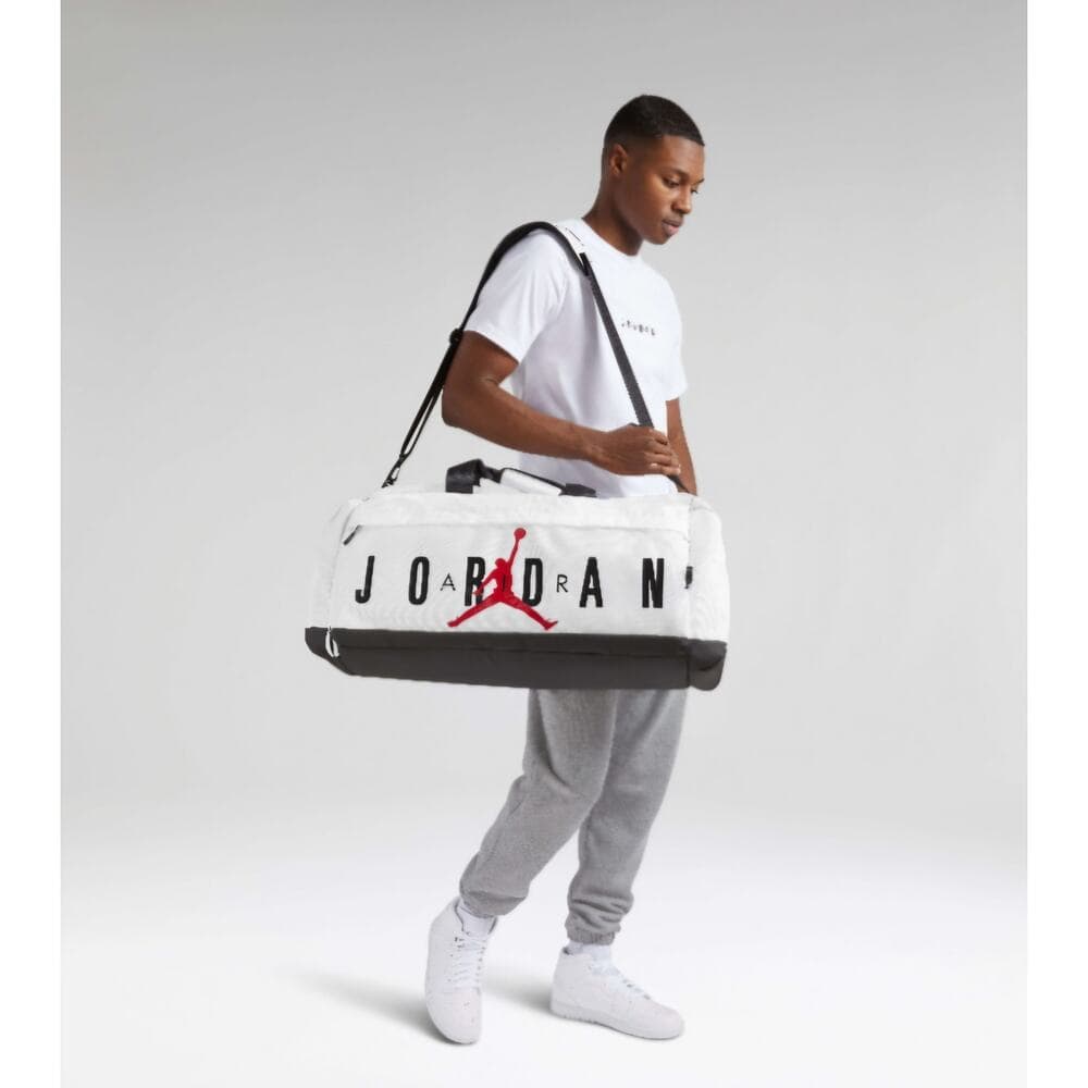 Jordan Velocity Duffel Bag - White - Medium - Thumbnail 2