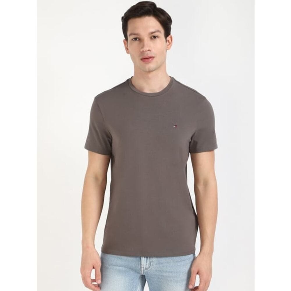 Tommy Hilfiger - Slim Fit T-Shirt - Medium - Shady Stone - NWT & PACKAGING - Thumbnail 2