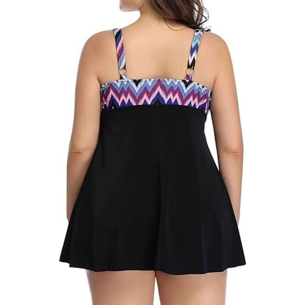 PERONA Swimsuit Shaping Body One Piece Swim Dress - Size 18 - Thumbnail 5