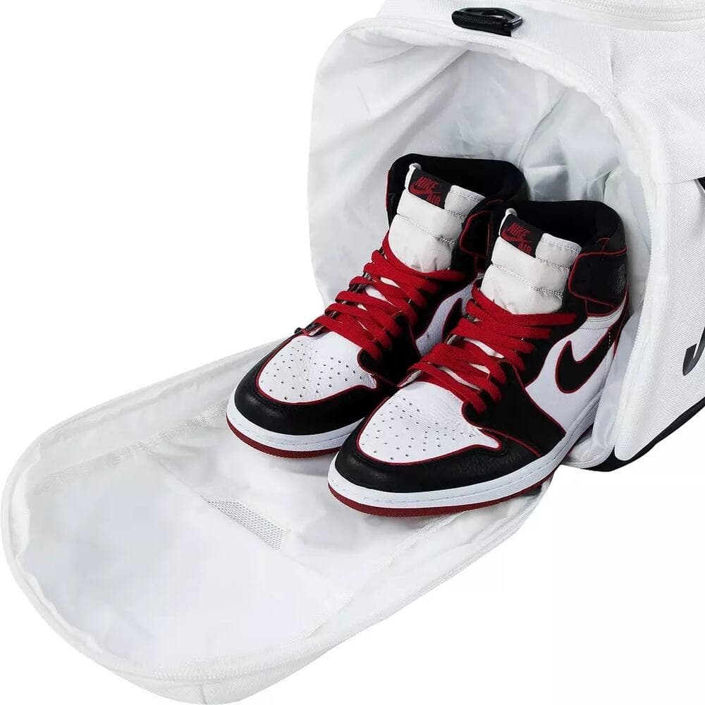 Jordan Velocity Duffel Bag - White - Medium - Thumbnail 3