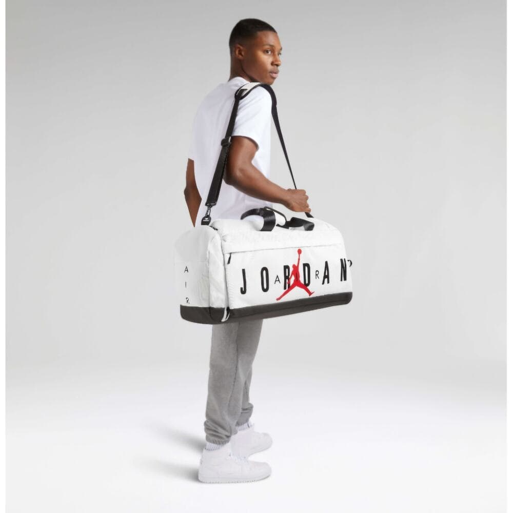 Jordan Velocity Duffel Bag - White - Medium - Thumbnail 14