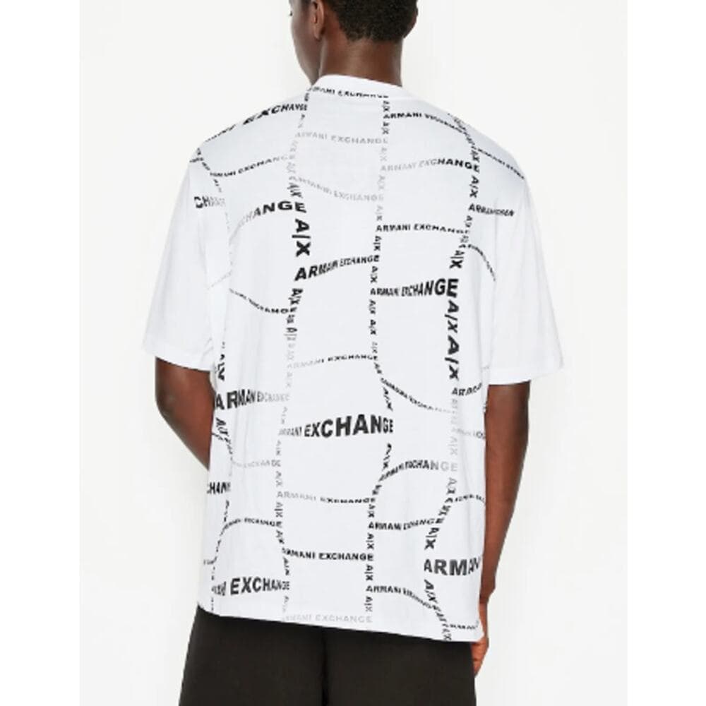 ARMANI EXCHANGE Organic Jersey Cotton Regular Fit Logo T-Shirt - SM - NWT - Thumbnail 4