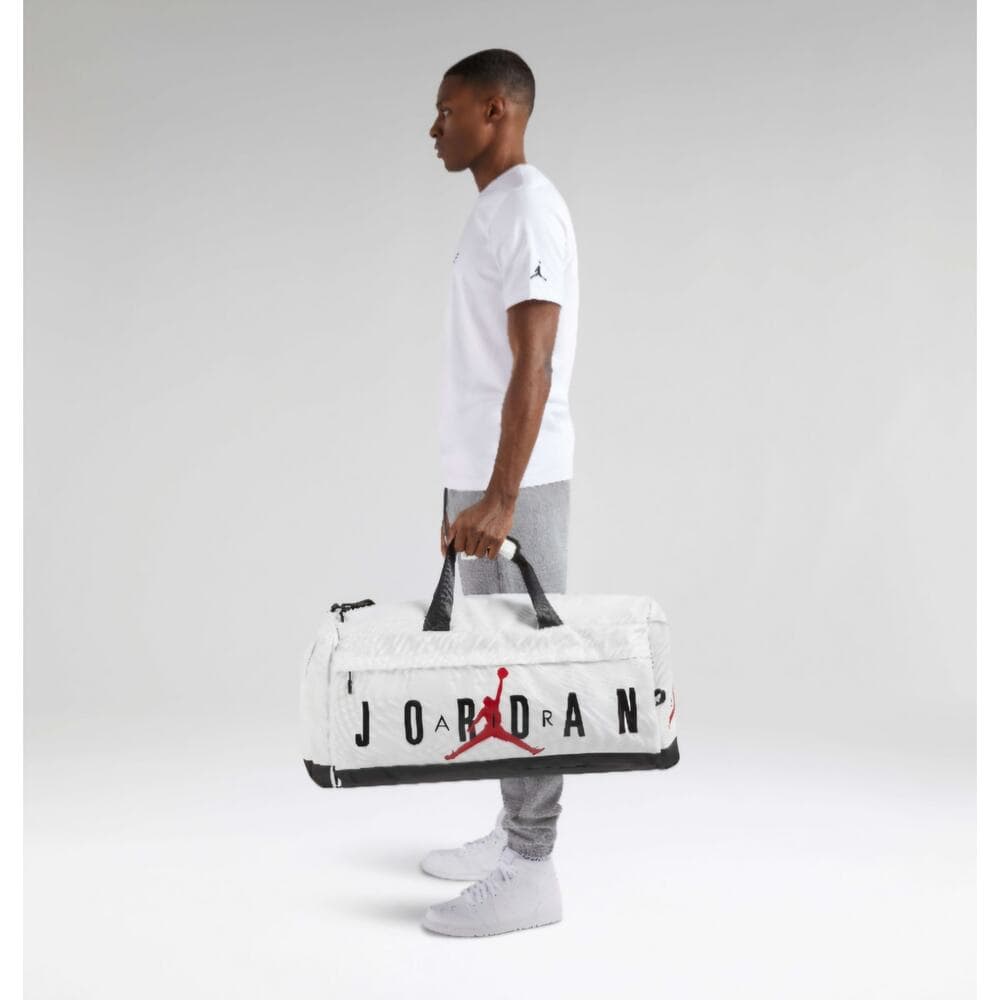 Jordan Velocity Duffel Bag - White - Medium - Thumbnail 15