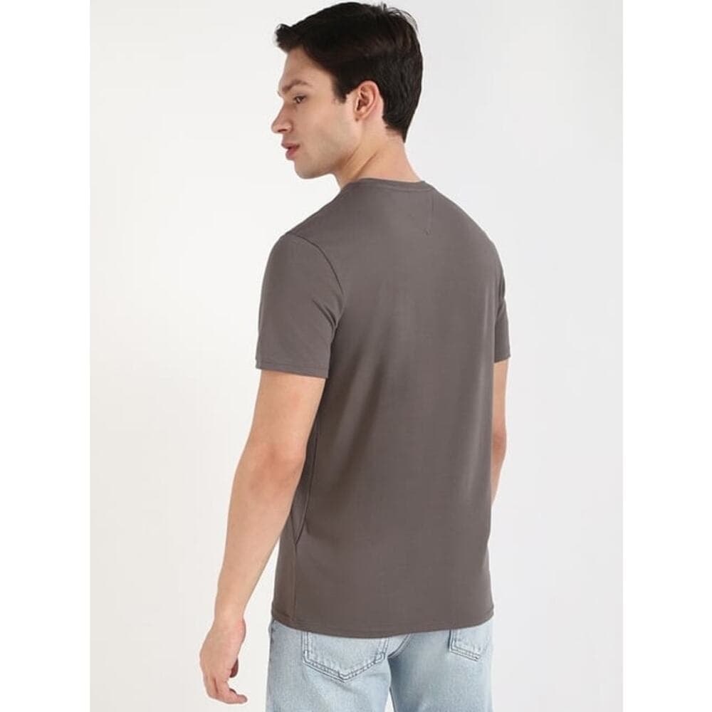 Tommy Hilfiger - Slim Fit T-Shirt - Medium - Shady Stone - NWT & PACKAGING - Thumbnail 6