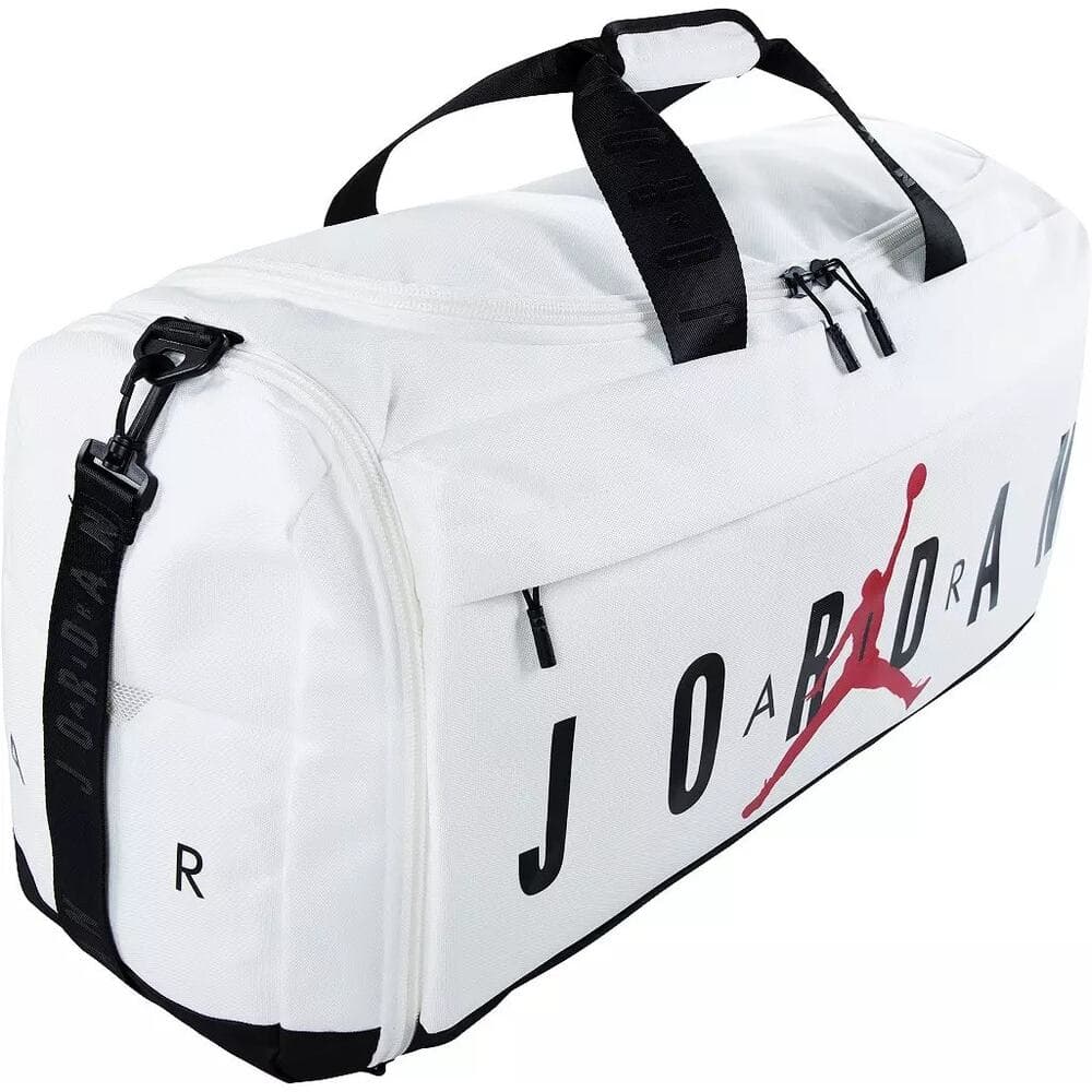 Jordan Velocity Duffel Bag - White - Medium - Thumbnail 9