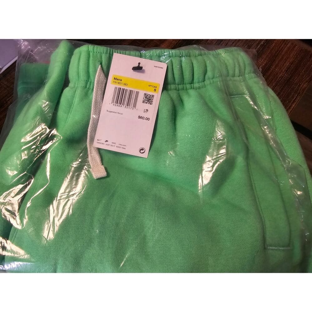 Nike Club Fleece Men's Shorts - Spring Green - Small - Thumbnail 8