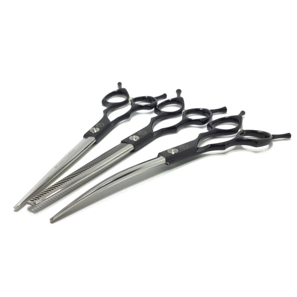New Moon -Moon Thriller Fusion Class Pro Performance 3 piece Set Dog Groom Black - Thumbnail 5