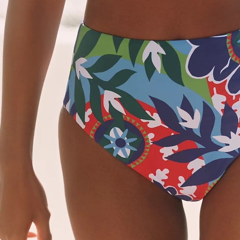 Anthropologie- Celandine Sophia Ruched Bikini Swim Bottoms - Thumbnail 3