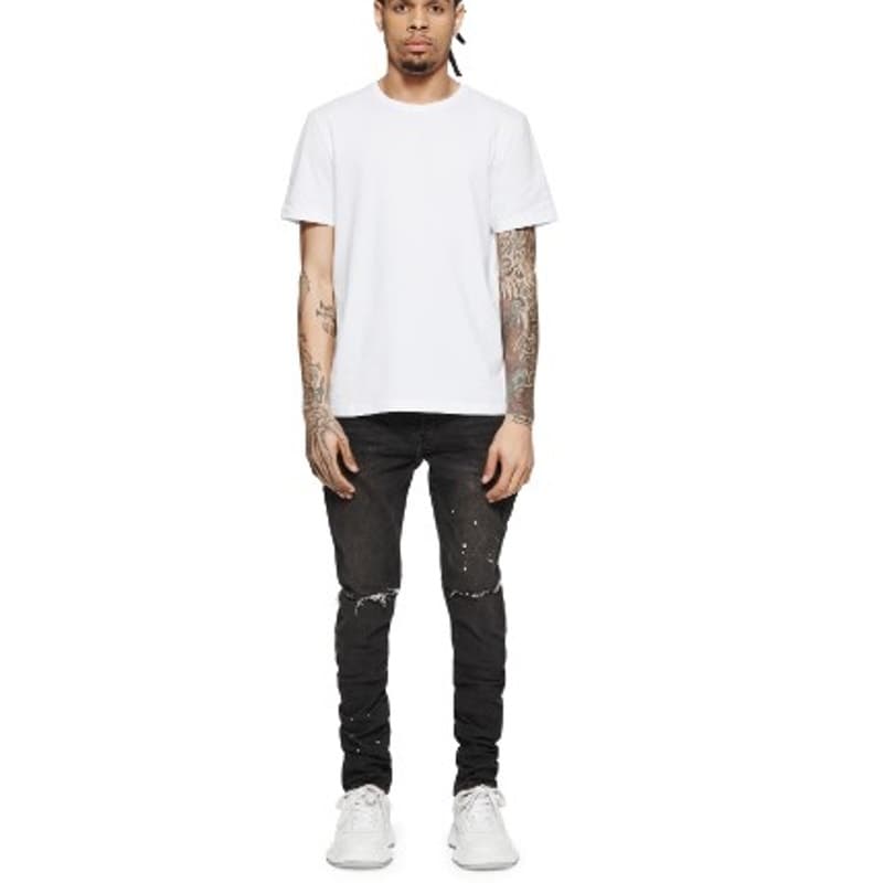 Purple Brand - P001 Black Overspray Jeans - 36 - Brand New - Thumbnail 4