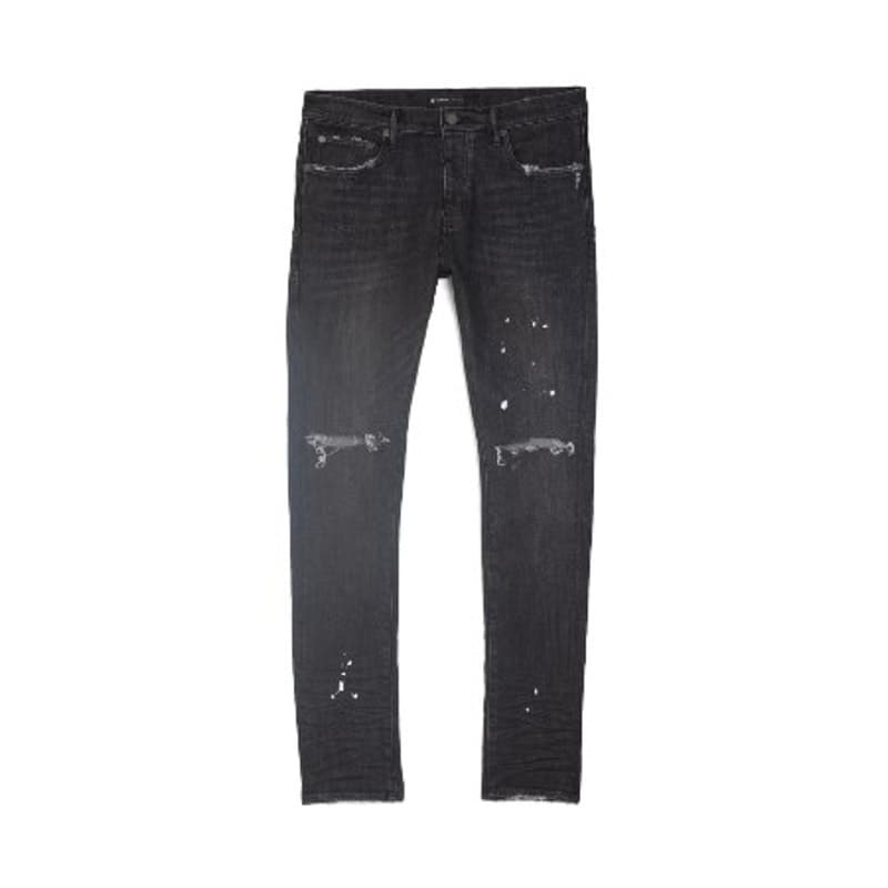 Purple Brand - P001 Black Overspray Jeans - 36 - Brand New - Thumbnail 3