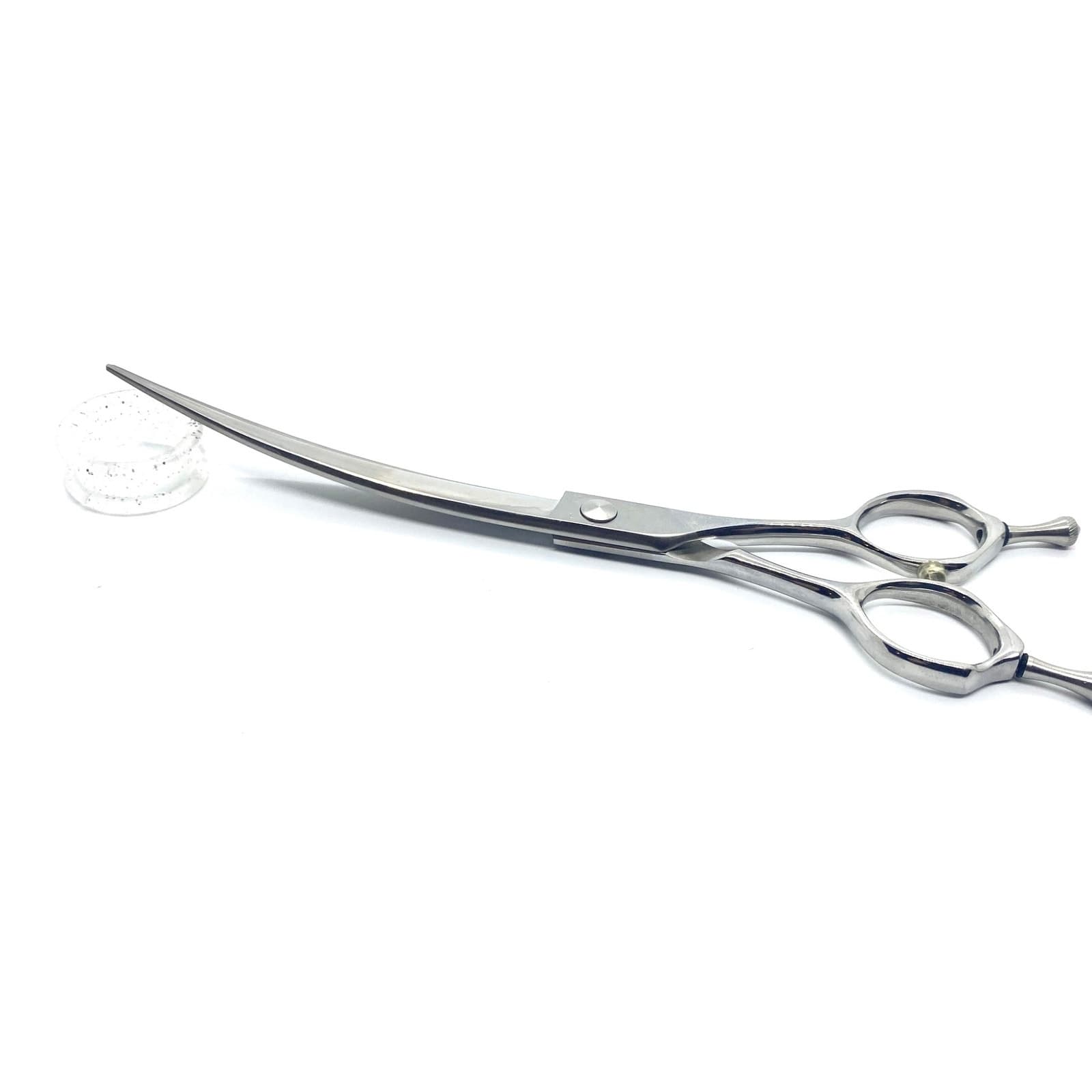 New Moon - Moontail 7.25” Show-Class Finish Super Curve Pink Gem Scissors2q3qwq2 - Thumbnail 3