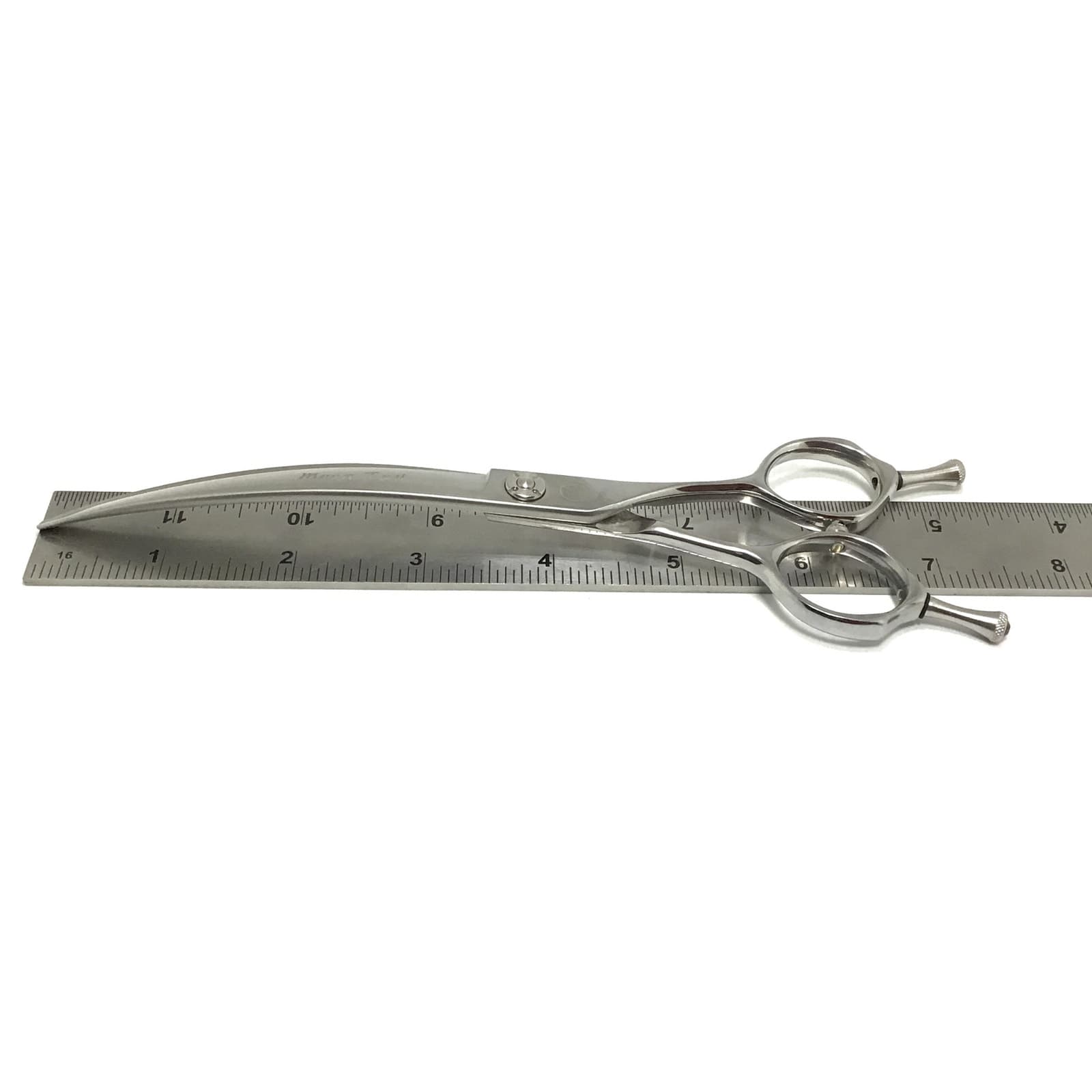 New Moon - Moontail 7.25” Show-Class Finish Super Curve Pink Gem Scissors2q3qwq2 - Thumbnail 7