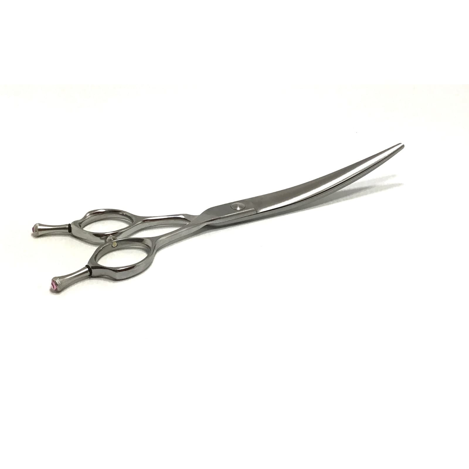 New Moon - Moontail 7.25” Show-Class Finish Super Curve Pink Gem Scissors2q3qwq2 - Thumbnail 5