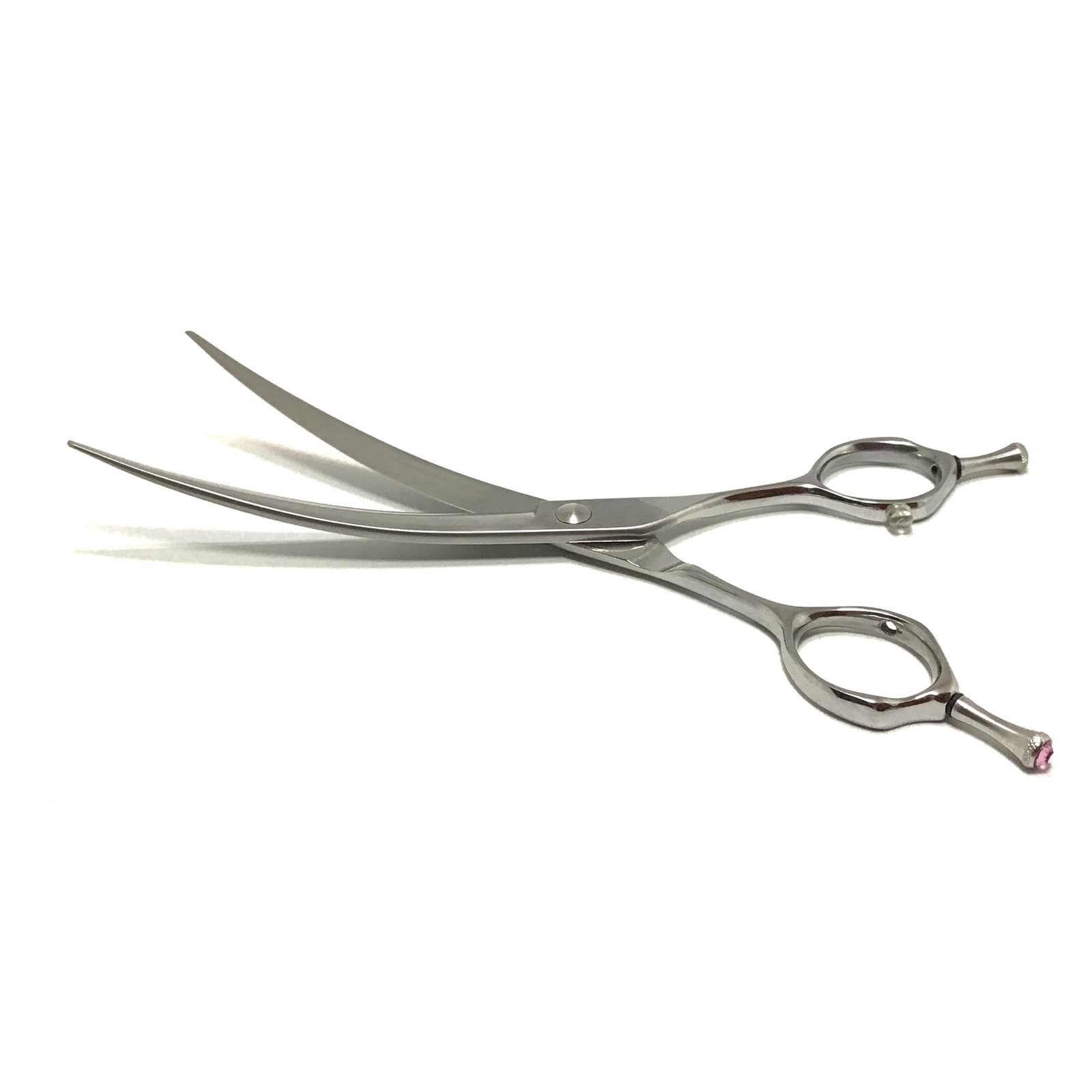 New Moon - Moontail 7.25” Show-Class Finish Super Curve Pink Gem Scissors2q3qwq2 - Thumbnail 4