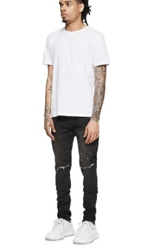 Purple Brand - P001 Black Overspray Jeans - 36 - Brand New - 36 - Bottoms - new-with-tags - Purple Brand - Thumbnail 5