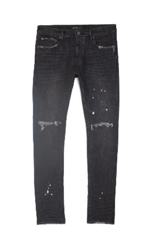 Purple Brand - P001 Black Overspray Jeans - 36 - Brand New - 36 - Bottoms - new-with-tags - Purple Brand - Thumbnail 3