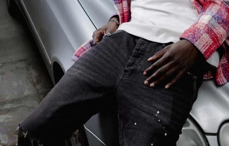 Purple Brand - P001 Black Overspray Jeans - 36 - Brand New - 36 - Bottoms - new-with-tags - Purple Brand - Thumbnail 2