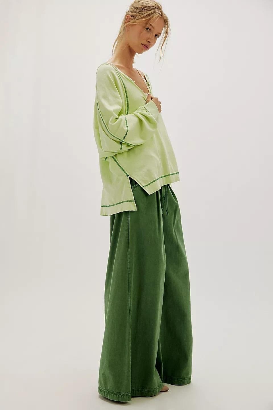 FREE PEOPLE - Wish I Knew Tee Long Sleeve - XS - XS - Tops - new-with-tags - Free People - Thumbnail 3