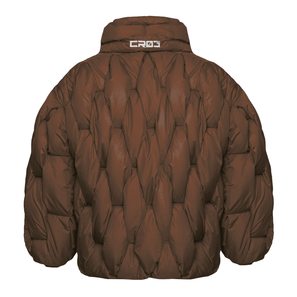 CRISTIAN ZERO TRE - GLACIER PUFFER – Bronze Weave - LARGE - new-with-tags - CristianZeroTre - Thumbnail 3