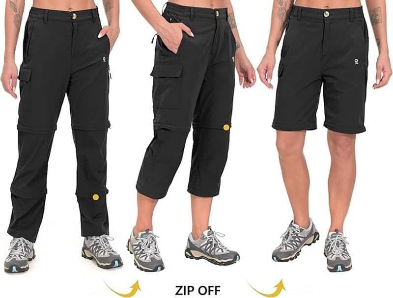 Little Donkey Andy Women's Stretch Convertible, Zip Off, Quick Dry Hiking Pants - new-with-tags - Little Donkey Andy - Thumbnail 4