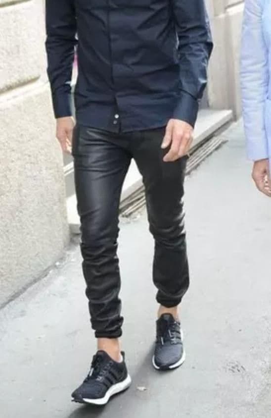 Ring Of Fire Faux Leather Biker Jogger Pants - XL - L - Bottoms - pre-owned---good - Ring of Fire - Thumbnail 5