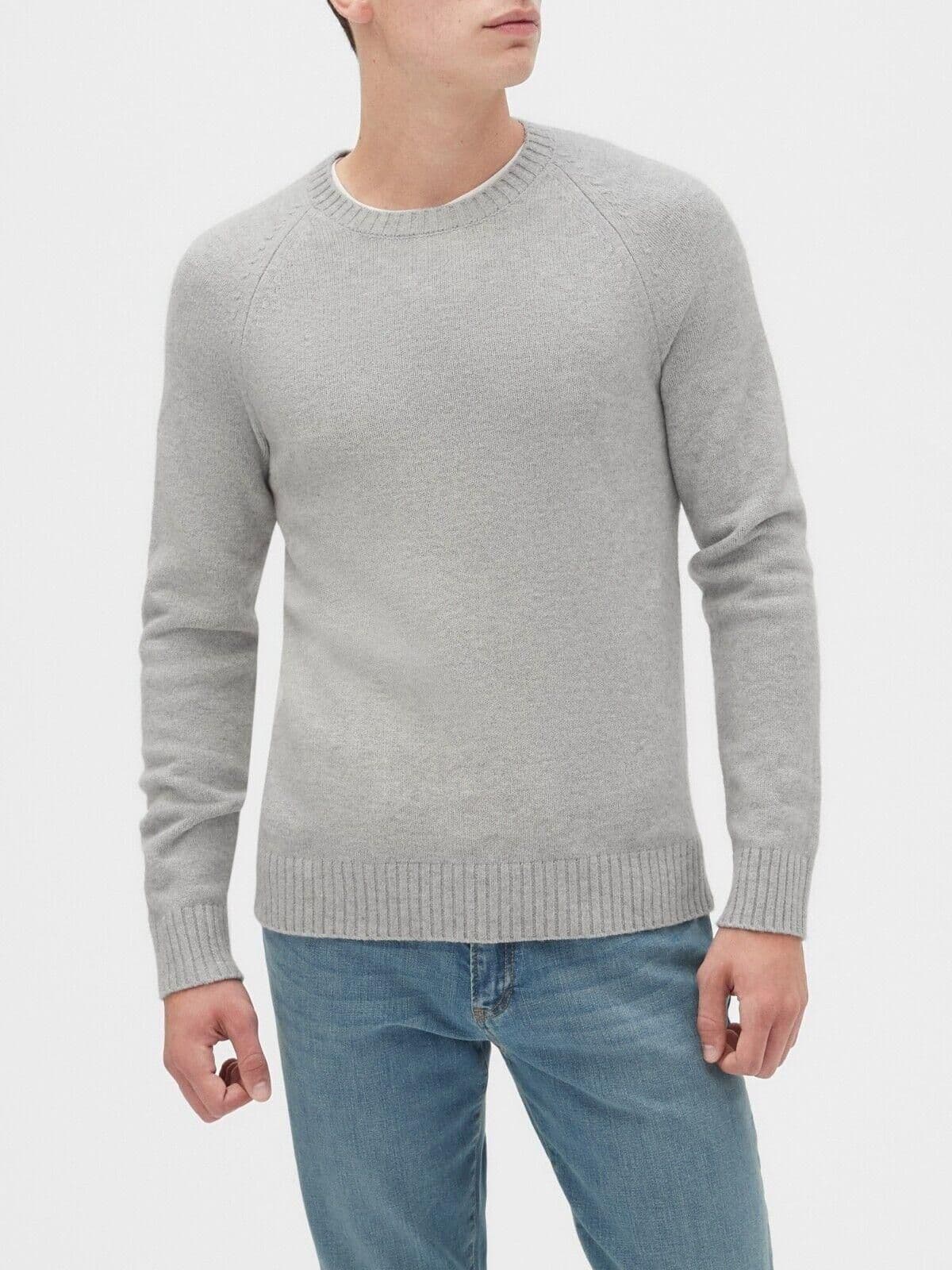 Banana Republic Mens Navy Blue Cozy Cotton Crewneck Sweater - Medium - New - M - Sweaters - new-with-tags - Banana Republic - Thumbnail 3