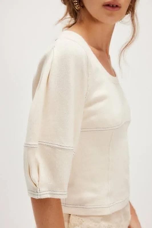 FREE PEOPLE - Milo Knit Top - XS - XS - Tops - new-with-tags - Free People - Thumbnail 2