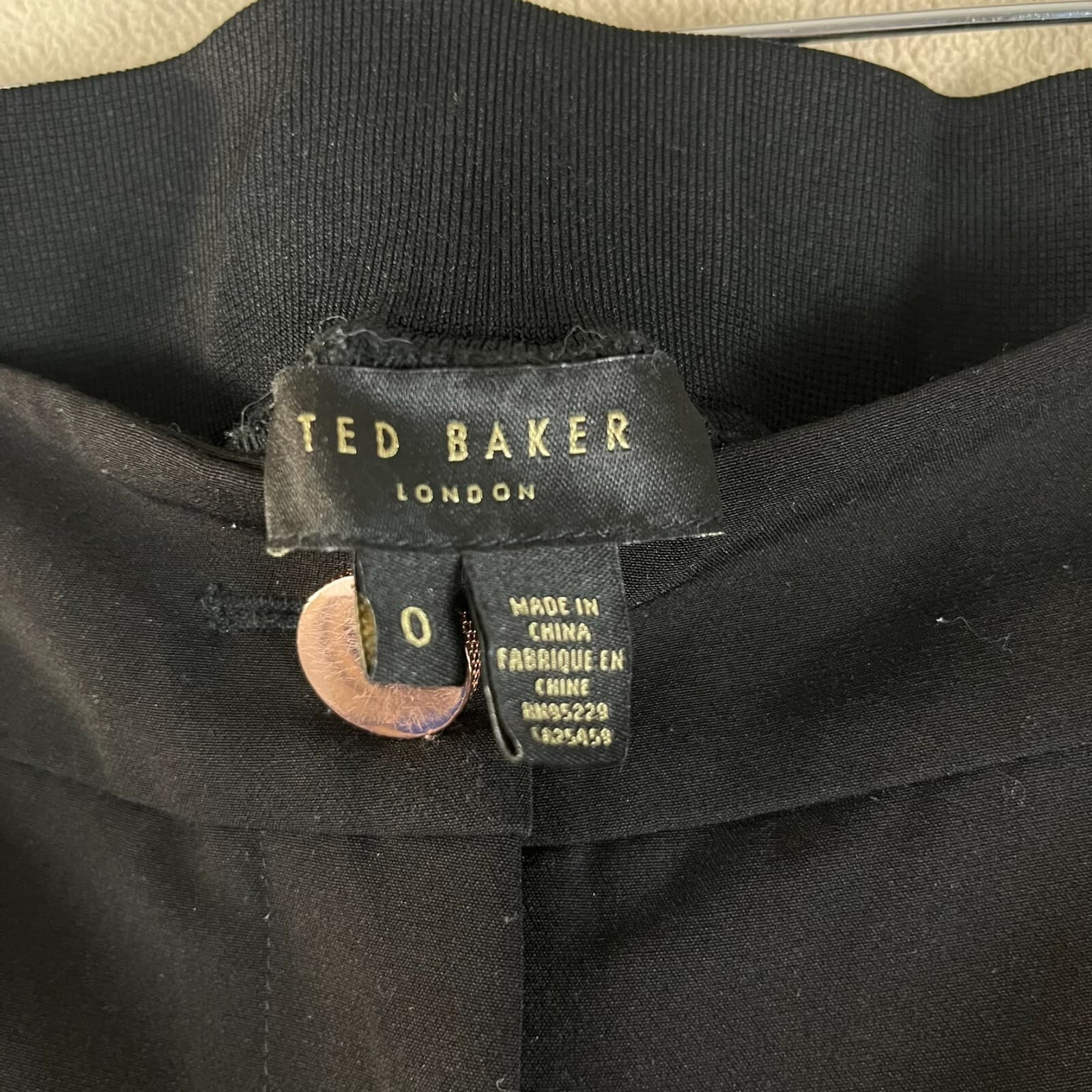 Ted Baker London Pants Size 0 Black Trouser Jogger Margot Stretch Casual Career - Thumbnail 3