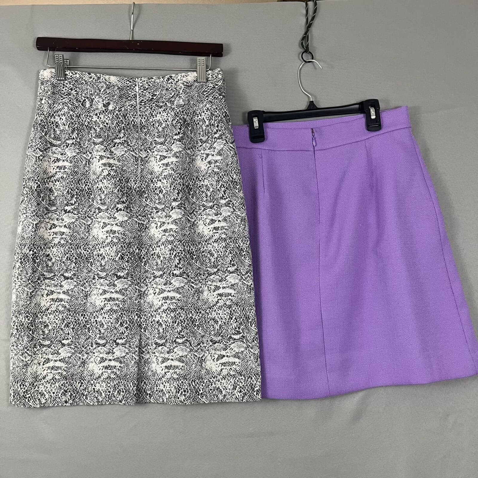 Lot of 2 Womens Size 4 Skirts Bundle Professional Office Church Career Secretary - Thumbnail 2