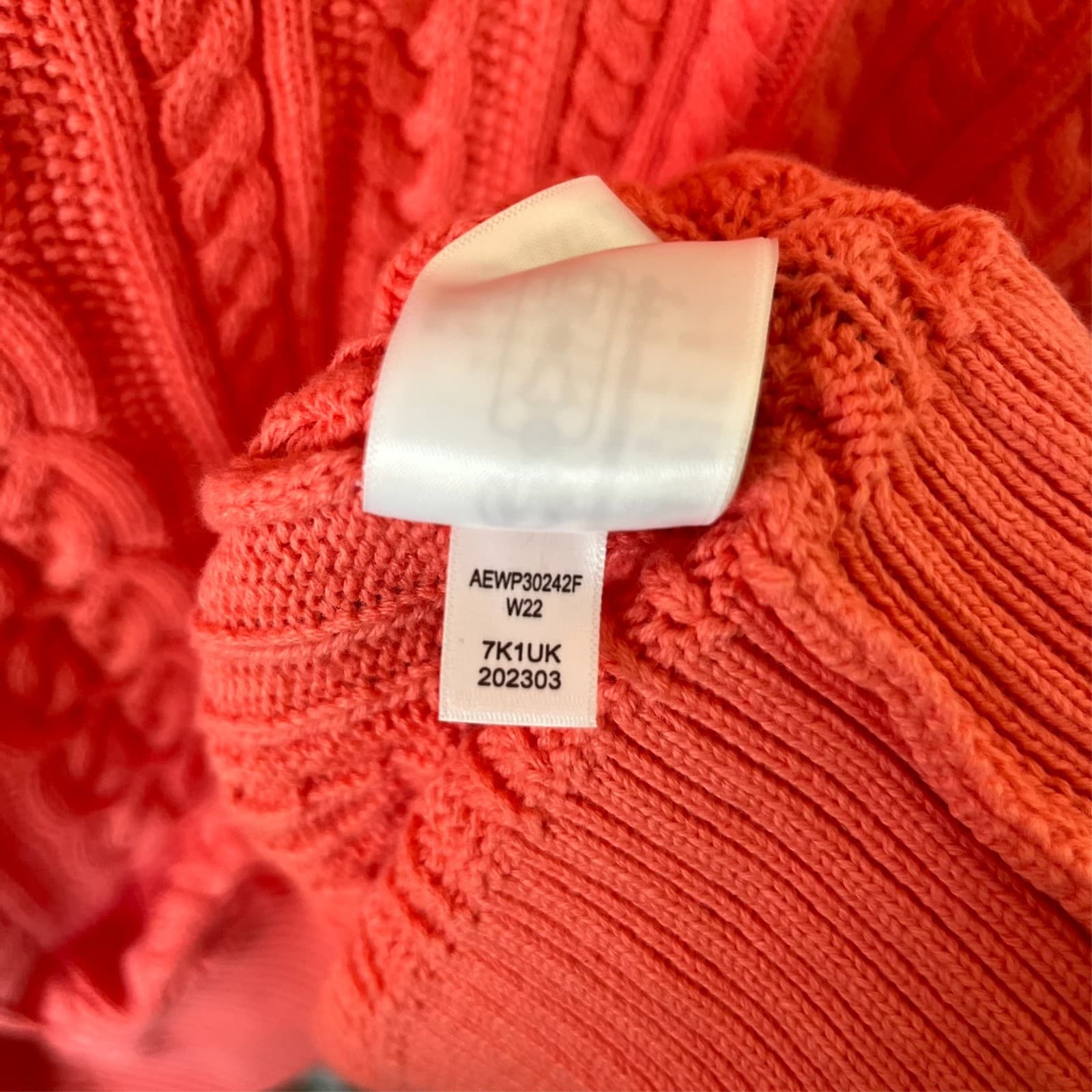 Amazon Essentials Sweater Women's 6X Pink Coral Cable Knit Turtleneck Pullover - Thumbnail 6