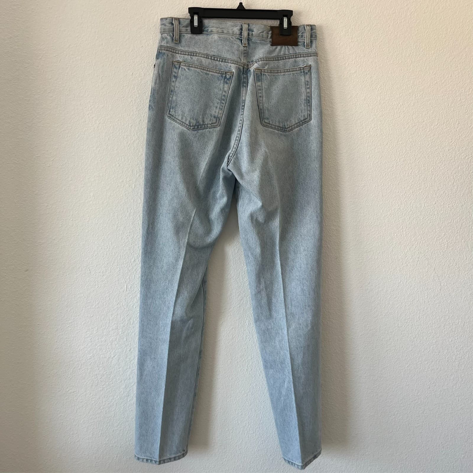 VTG 90s Calvin Klein Jeans Women Sz 10 Easy Fit Classic Denim Blue Enzyme Wash - Thumbnail 3