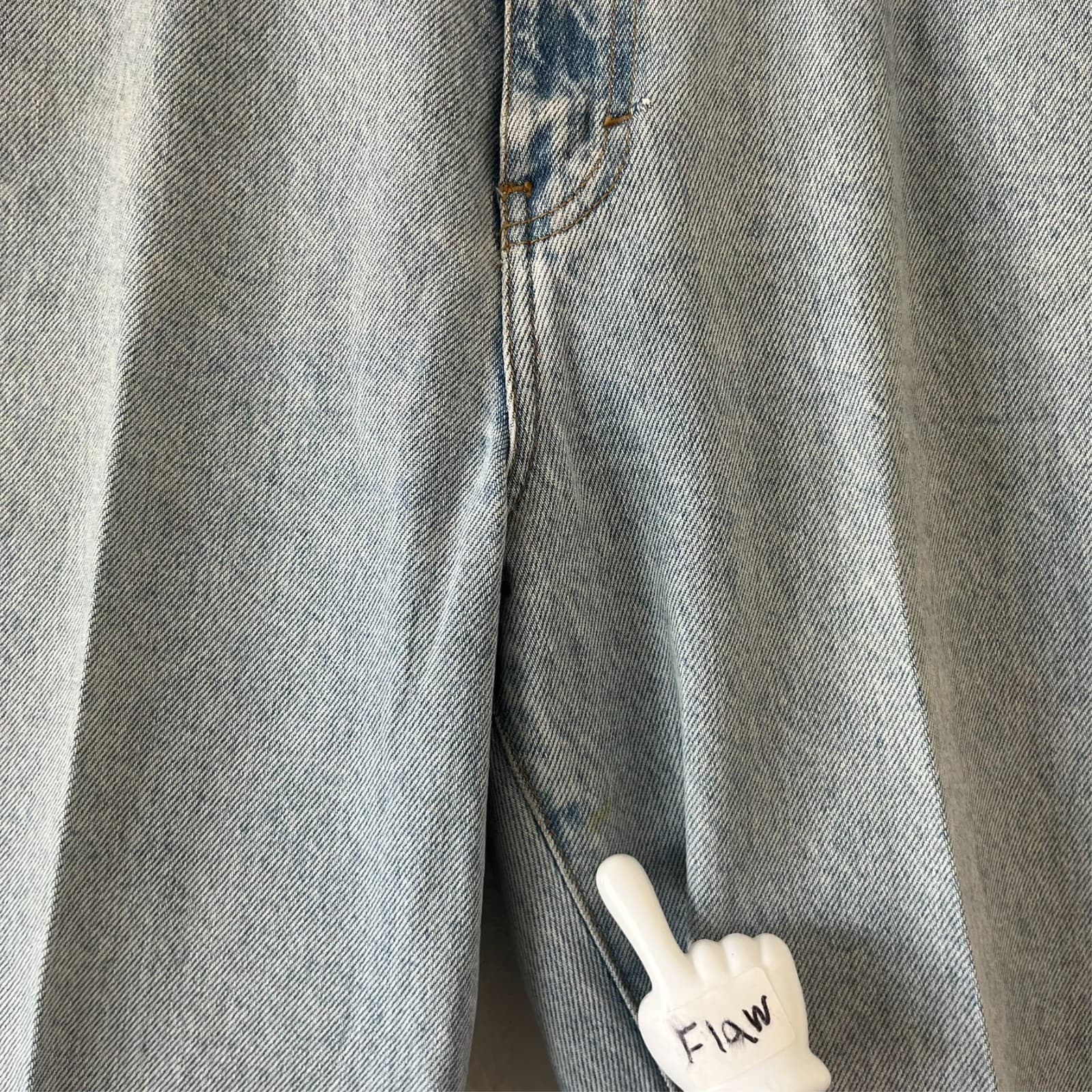 VTG 90s Calvin Klein Jeans Women Sz 10 Easy Fit Classic Denim Blue Enzyme Wash - Thumbnail 5