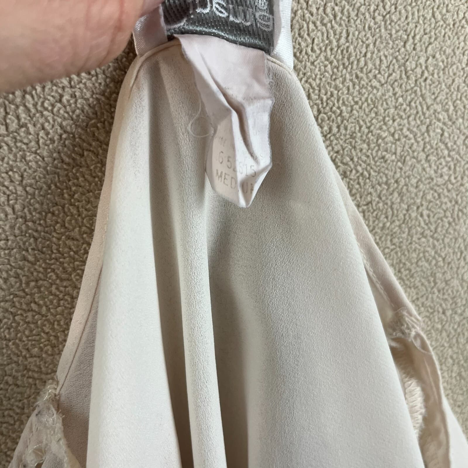 Cinema Etoile Womens Kimono Size Ivory Sheer Medium Floral Cape Romantic Lounge - Thumbnail 5