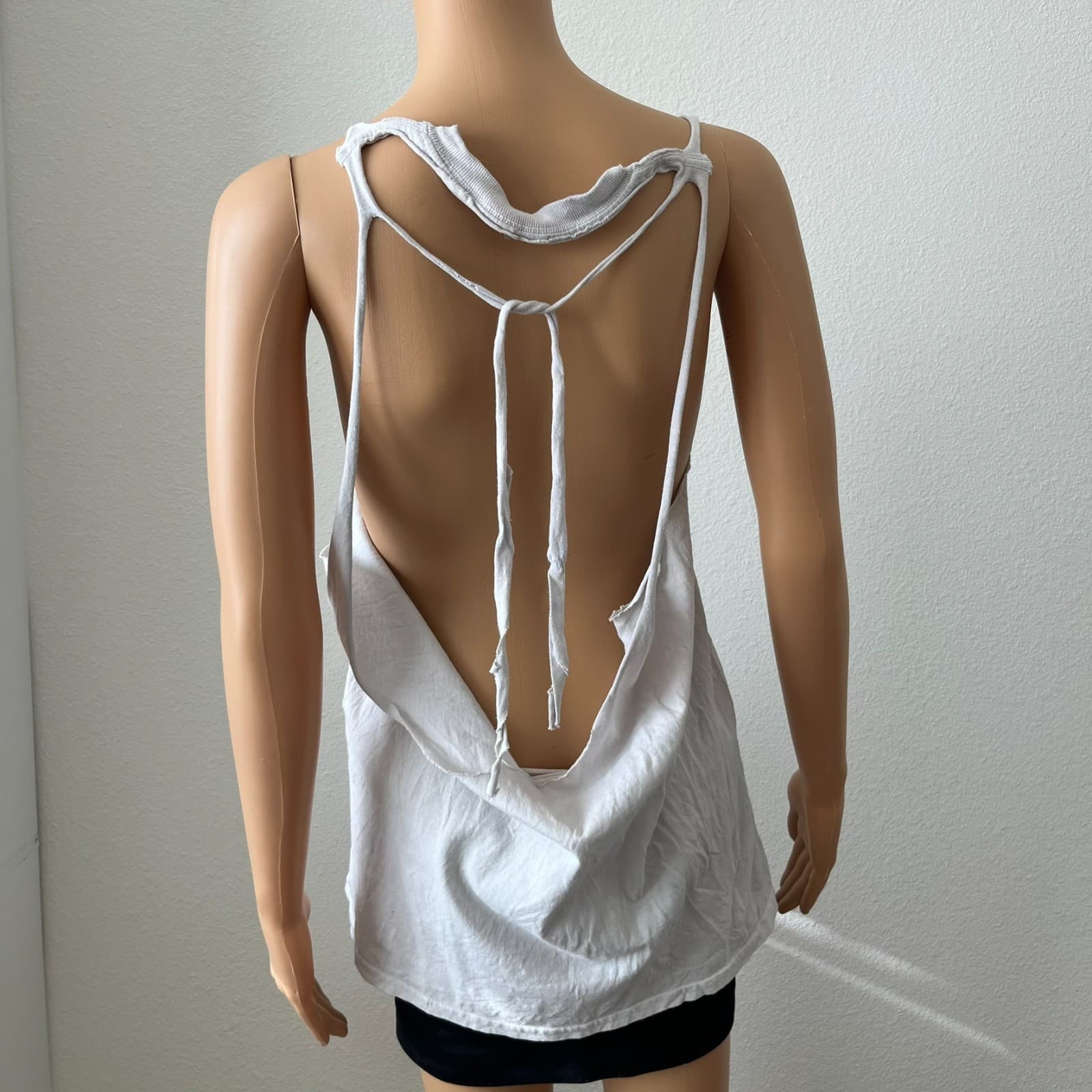 Sailor Moon Anime Her Eyes Graphic Repurposed Womens Halter Top Sz LG - Thumbnail 3