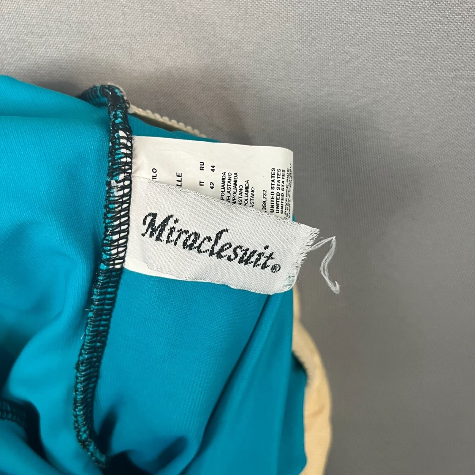 Miraclesuit Swimsuit Women's 8 Deep Green Mesh Stretch One Piece Built In Bra - Thumbnail 5