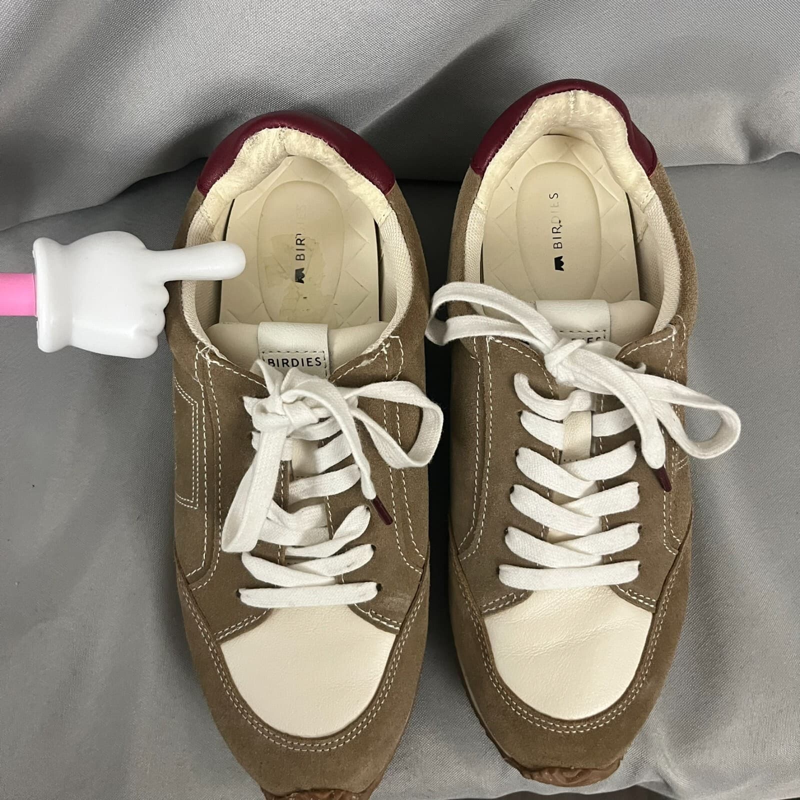 Birdies The Roadrunner Shoes Women's 8 Brown Lace-Up Athletic Sneaker Pickleball - Thumbnail 2